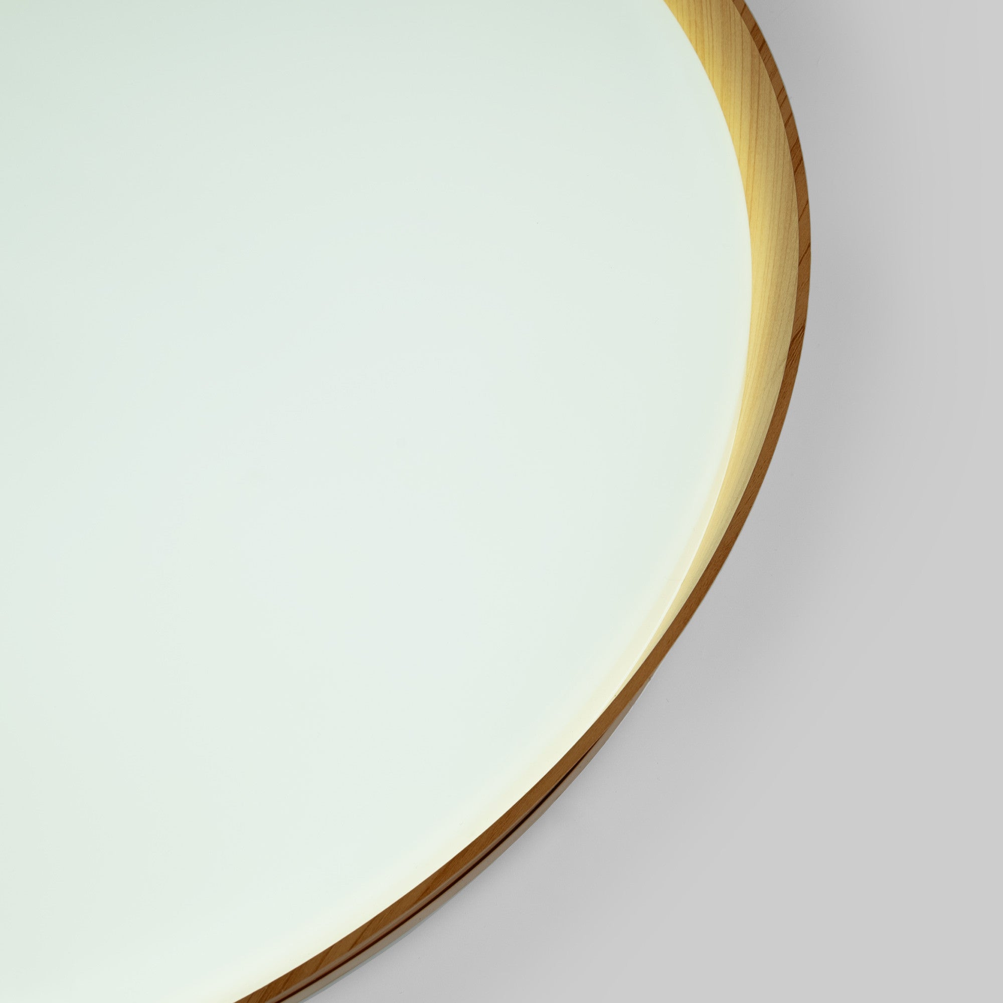 Lámpara de techo LED tipo plafón CCT 24W - Efecto madera - ø40cm - IP22