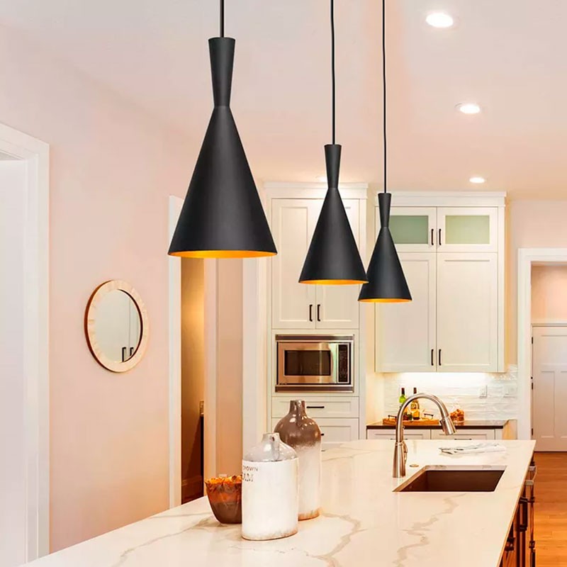 Lámpara colgante metal "Solvang"