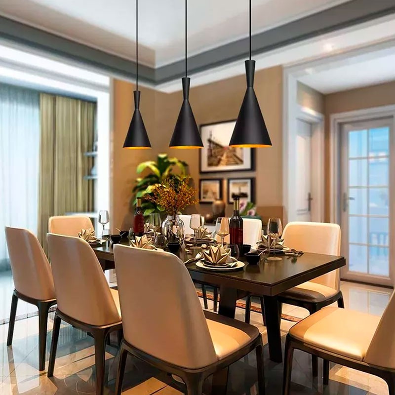 Lámpara colgante metal "Solvang"