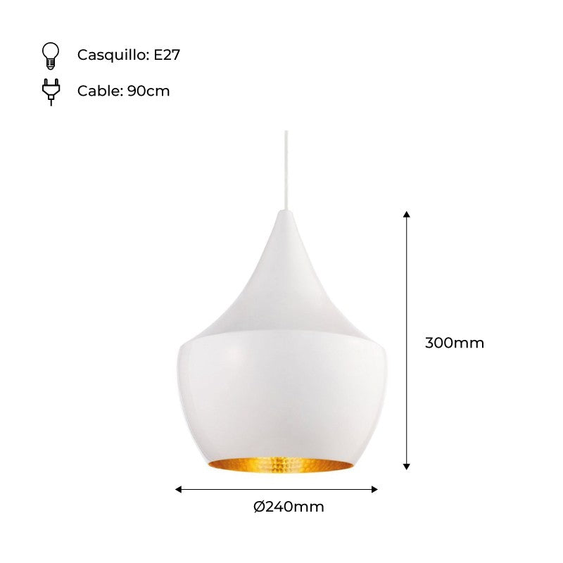 Lámpara colgante nórdica "Helga"