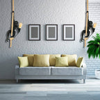 Lámpara mono colgante de resina "Ximpa"