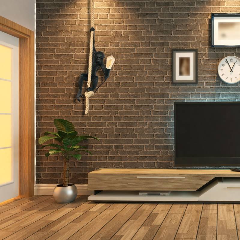 Lámpara mono colgante de resina "Ximpa"