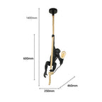 Lámpara mono colgante de resina "Ximpa"