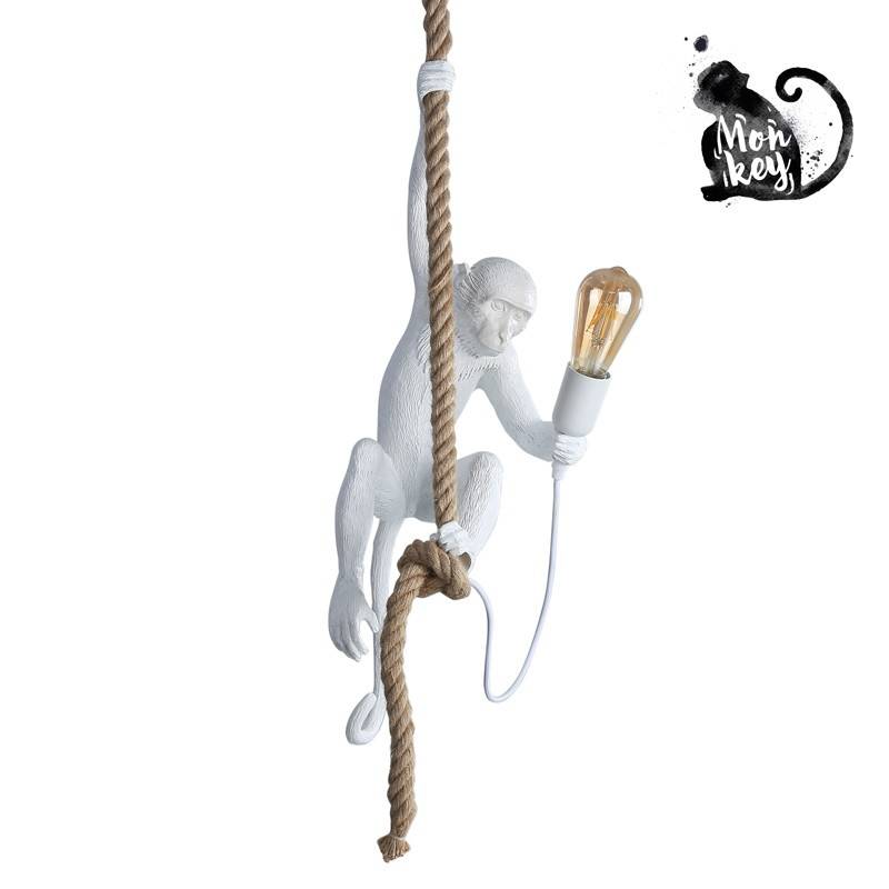 Lámpara mono colgante de resina "Ximpa"