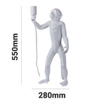 Lámpara mono de resina "Micu"