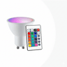 Bombilla LED GU10 RGBW inteligente - 5W - Con control remoto