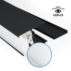 Luminaria lineal LED CCT - 40W - Suspensión / superficie - Potencia ajustable - 120cm