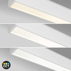 Luminaria lineal LED CCT - 40W - Suspensión / superficie - Potencia ajustable - 120cm