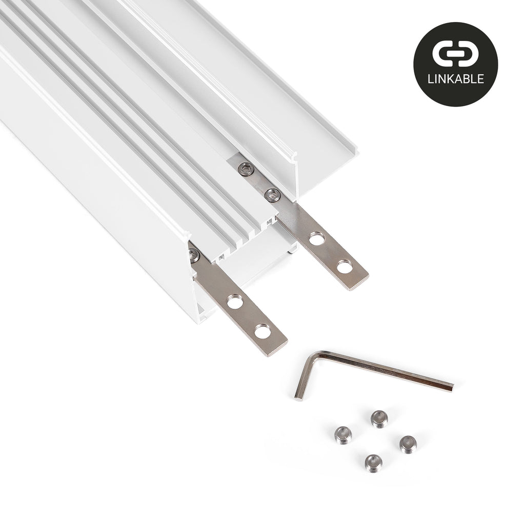 Luminaria lineal LED CCT - 40W - Suspensión / superficie - Potencia ajustable - 120cm