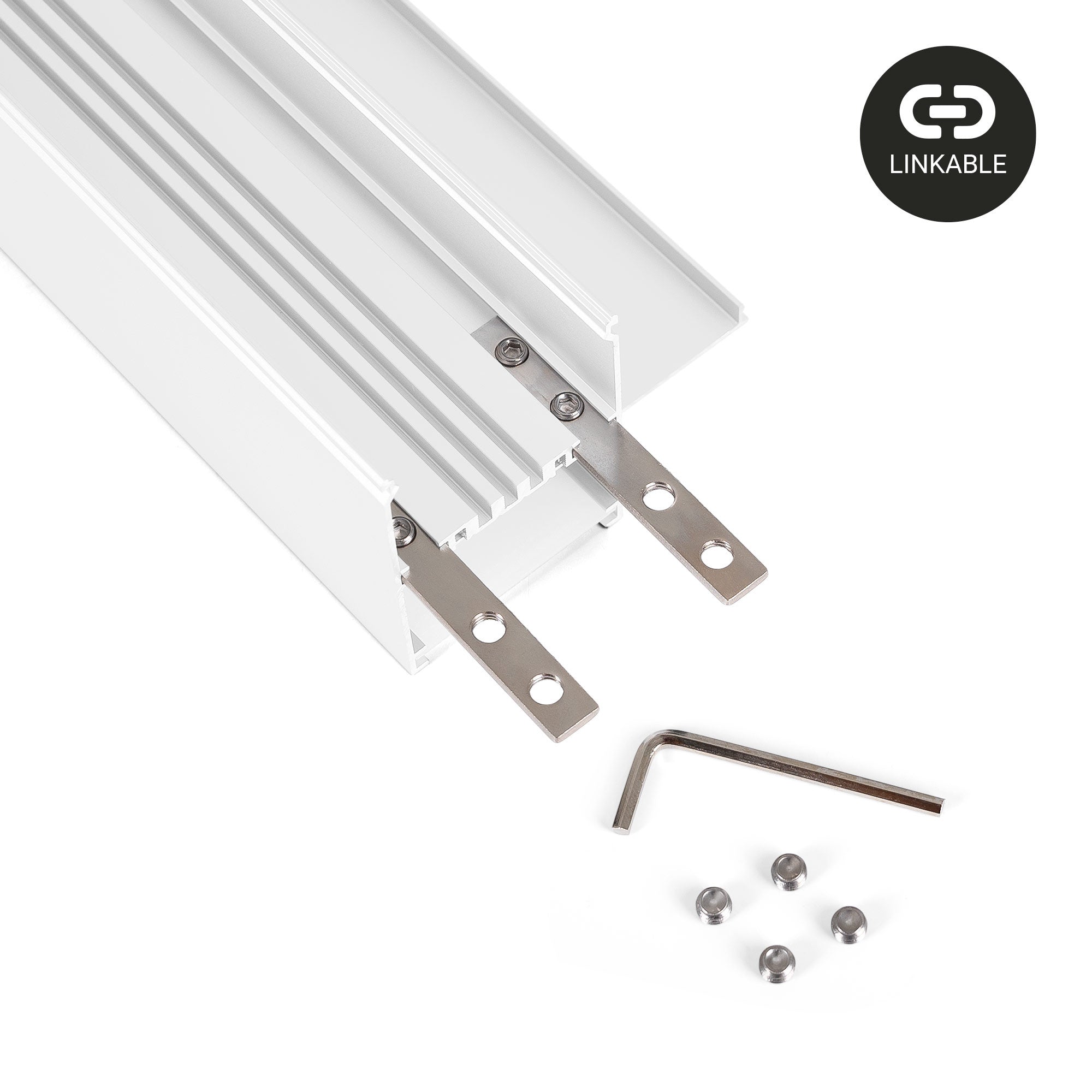 Luminaria lineal LED CCT - 40W - Suspensión / superficie - Potencia ajustable - 120cm