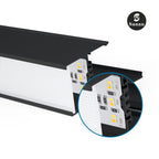 Luminaria lineal LED CCT - 40W - Suspensión / superficie - Potencia ajustable - 120cm