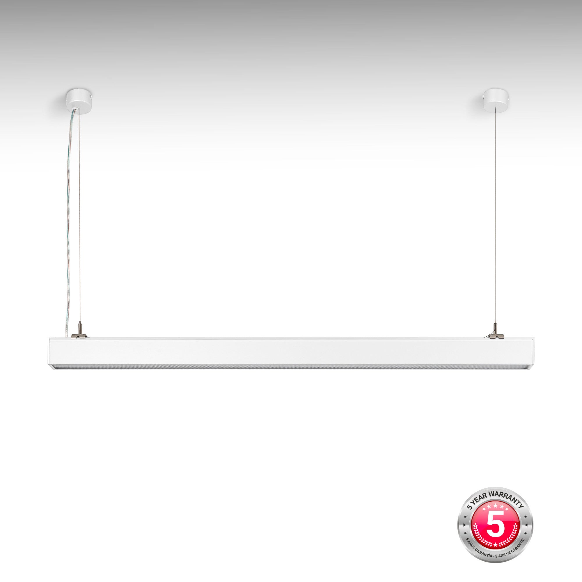 Luminaria lineal LED CCT - 40W - Suspensión / superficie - Potencia ajustable - 120cm