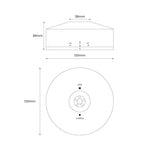 Luz de Emergencia y Permanente LED para superficie 150lm 2,5W - 3 horas IP20