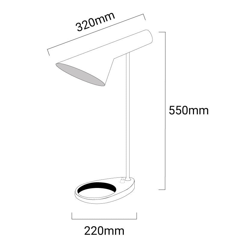 Lampara de mesa de diseño "Marlene"