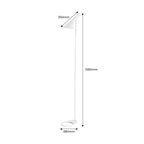 Lámpara de pie de diseño "Marlene"