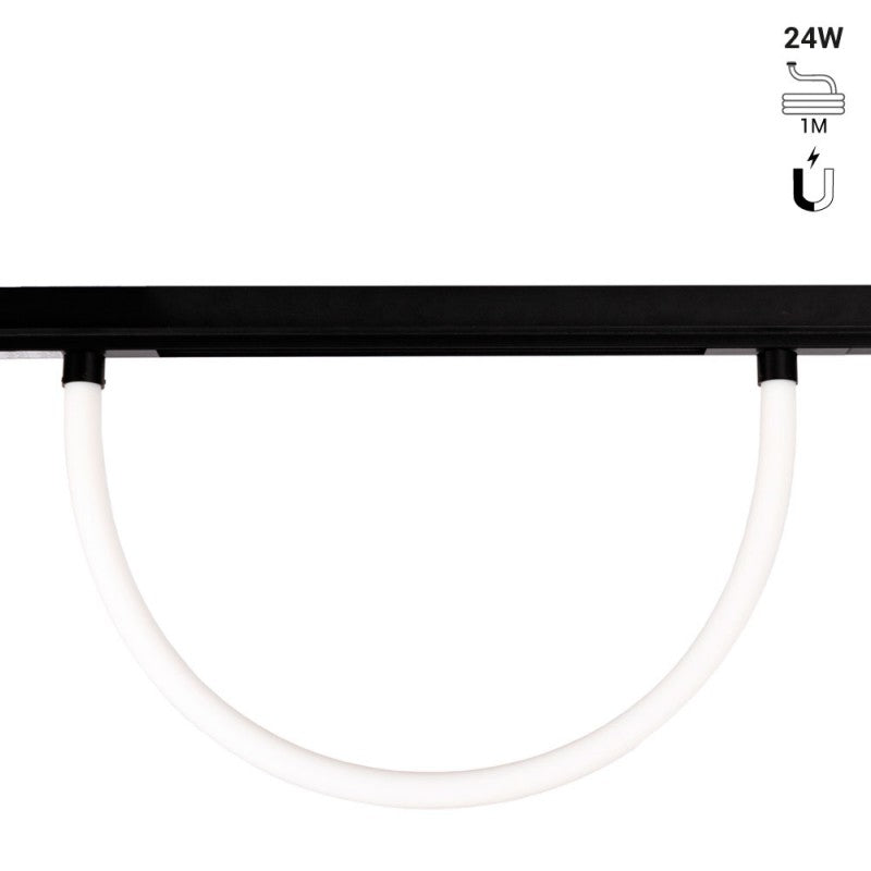 Neón LED flexible para riel magnético 360º - 48V DC- Ø30mm - 24W/m - 1 metro - 336ch/m