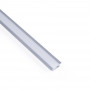 Perfil de aluminio de empotrar - Kit completo - 24,5 x 7mm - Tira LED hasta 12 mm - 2 metros