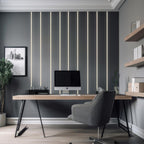 Perfil de aluminio de empotrar - Kit completo - 24,5 x 7mm - Tira LED hasta 12 mm - 2 metros