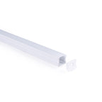Perfil tira LED de superficie con difusor - Kit completo - 17,6x14,5mm - Tira LED ≤ 12 mm - 2 metros