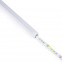 Perfil tira LED de superficie con difusor - Kit completo - 17,6x14,5mm - Tira LED ≤ 12 mm - 2 metros