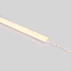 Perfil de aluminio de superficie para esquinas - Con difusor - Kit completo - 20x20mm - Tira LED hasta 10mm - 2 metros