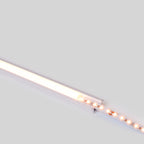 Perfil tira LED empotrable - 24,5x7mm - Kit completo - 1 metro