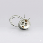 Portalámparas GU10 cerámico precableado