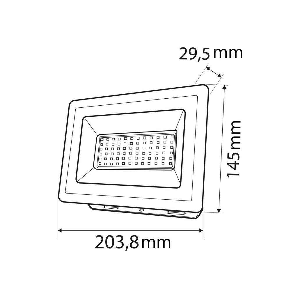 Proyector LED de exterior - Slim - 50W - 4900lm - IP65