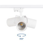 Proyector LED para riel monofásico 20W - CCT - CRI 90 - 1800 lm