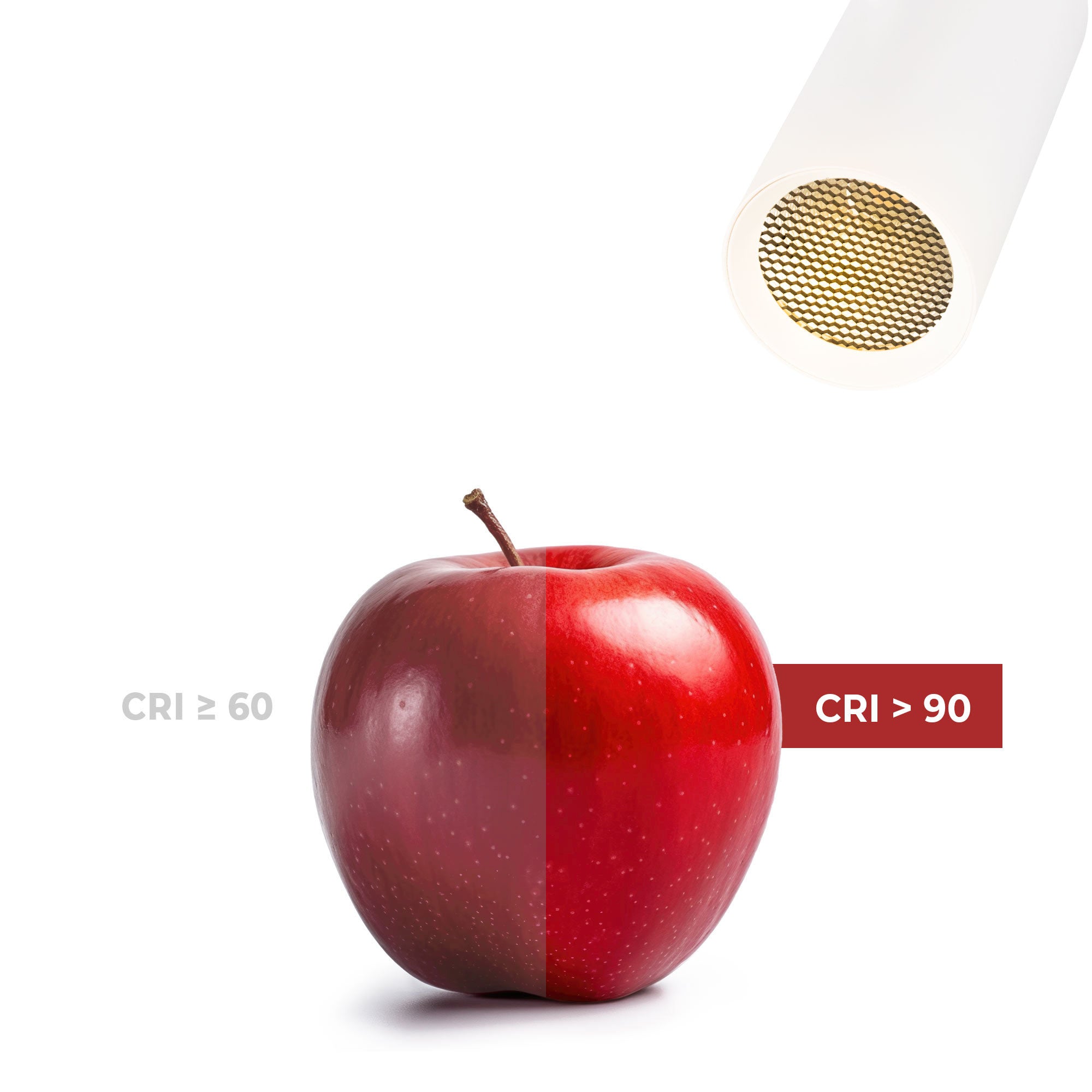 Proyector LED para carril monofásico 20W - CCT - CRI 90 - 1800 lm