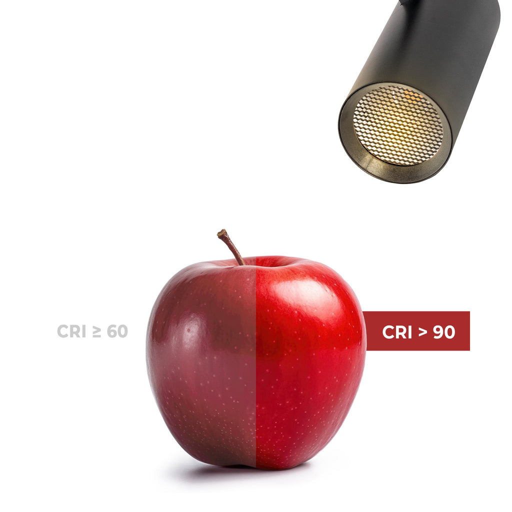 Proyector LED para carril monofásico 20W - CCT - CRI 90 - 1800 lm