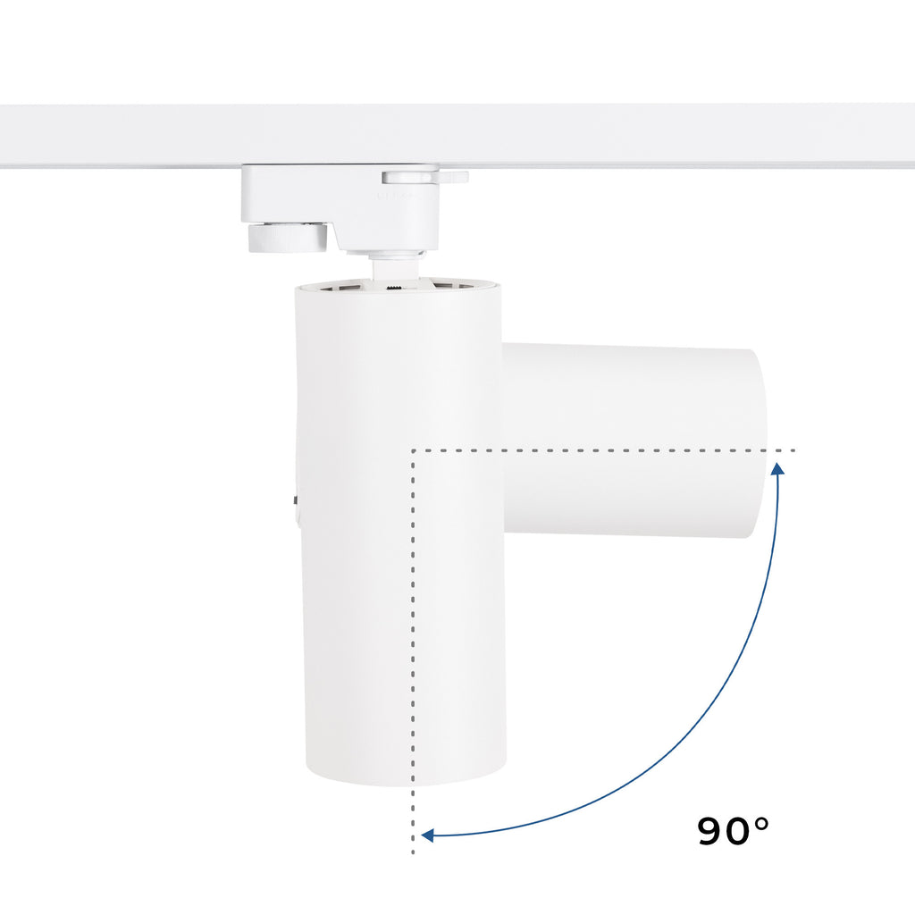 Proyector LED para carril monofásico 20W - CCT - CRI 90 - 1800 lm