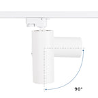 Proyector LED para riel monofásico 20W - CCT - CRI 90 - 1800 lm