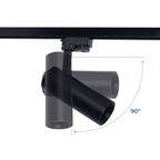 Proyector LED para riel monofásico - CCT - 10W - CRI 90 - Driver KGP