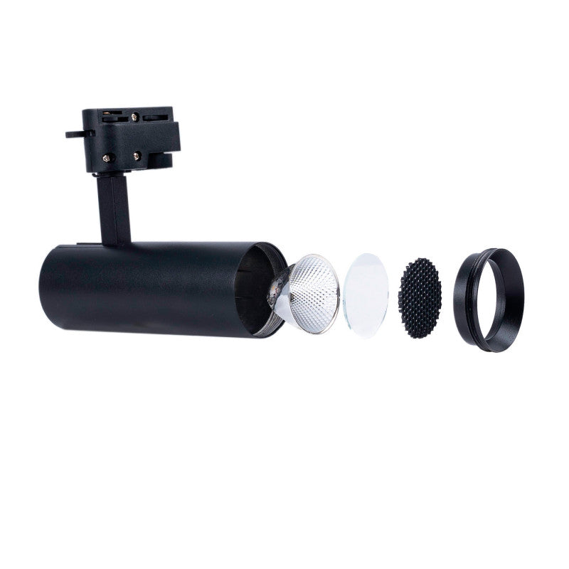 Proyector LED para riel monofásico - CCT - 10W - CRI 90 - Driver KGP