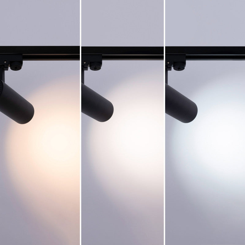 Proyector LED para riel monofásico - CCT - 10W - CRI 90 - Driver KGP