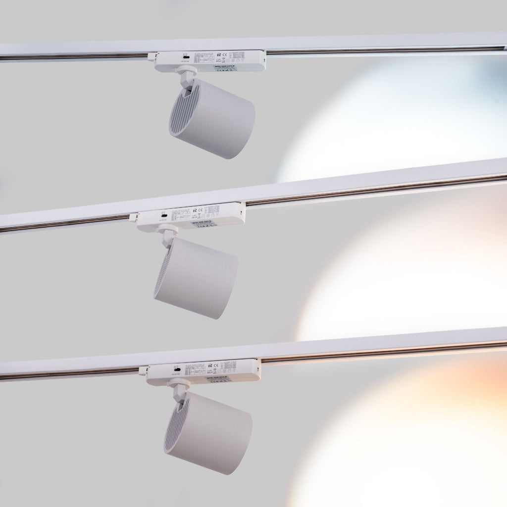 Proyector LED para carril monofásico CCT - 40W - CRI 90 - Blanco