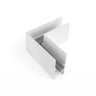 Unión en L para rieles magnéticos de superficie 20mm - Horizontal