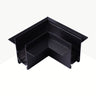 Unión en L para carriles magnéticos empotrables 20 mm - Horizontal