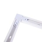 Unión rígida a 90º para carril monofásico de PVC ( Ref.: BTMP)