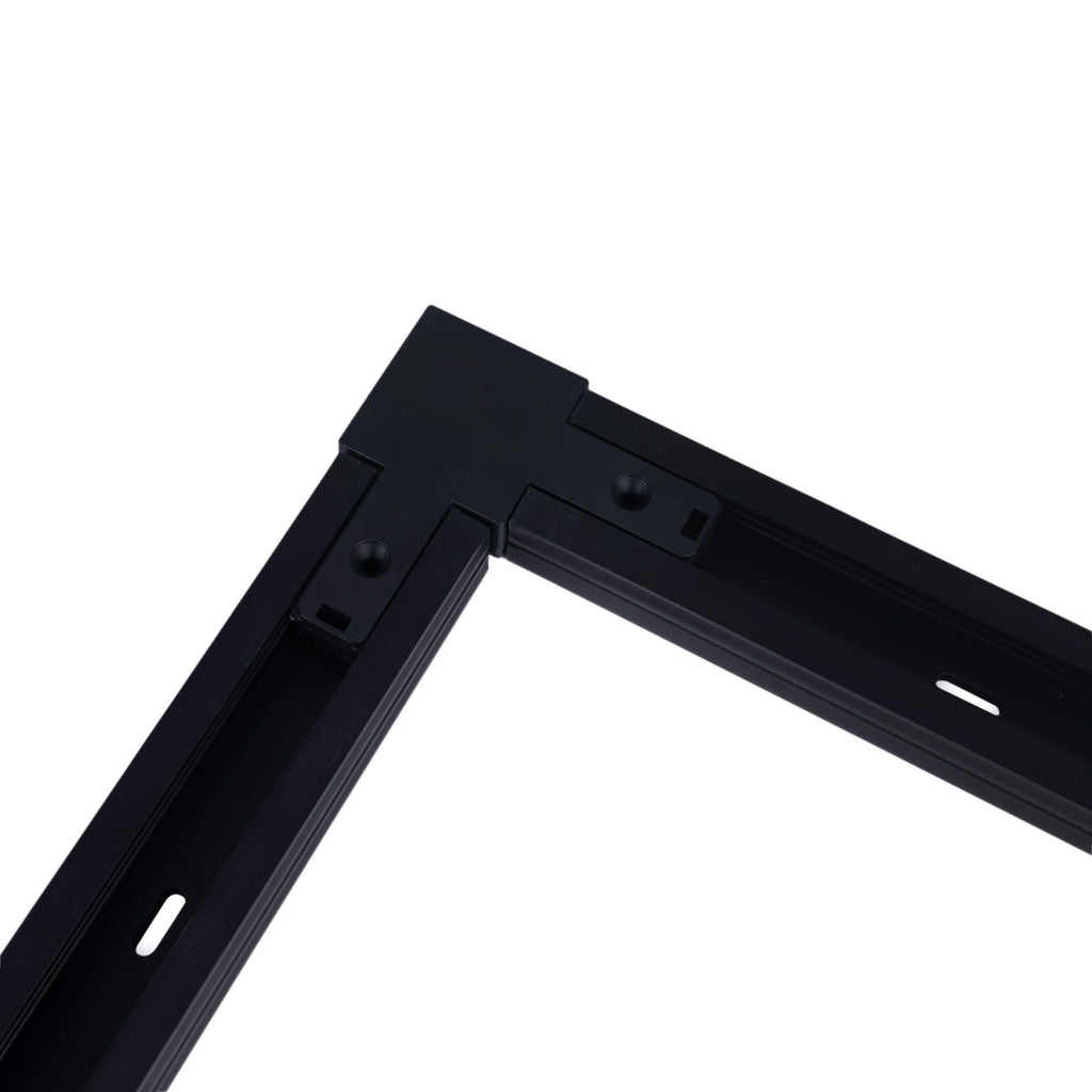 Unión rígida a 90º para carril monofásico de PVC ( Ref.: BTMP)