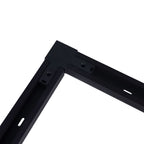 Unión rígida a 90º para carril monofásico de PVC ( Ref.: BTMP)