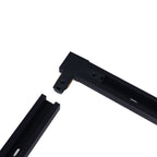 Unión rígida a 90º para carril monofásico de PVC ( Ref.: BTMP)