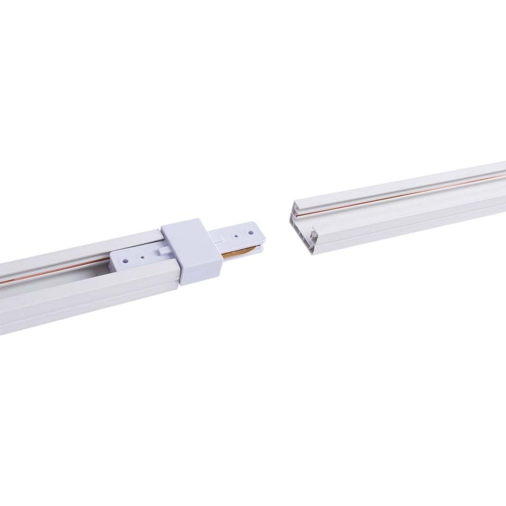 Unión rígida recta para carril monofásico de PVC ( Ref.: BTMP)